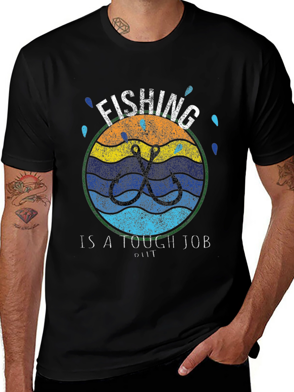 Fishing is a Tough Job T-Shirt