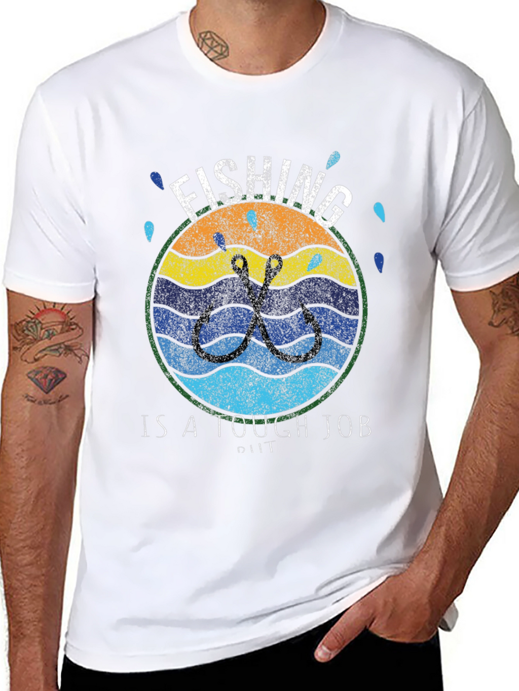 Fishing is a Tough Job T-Shirt