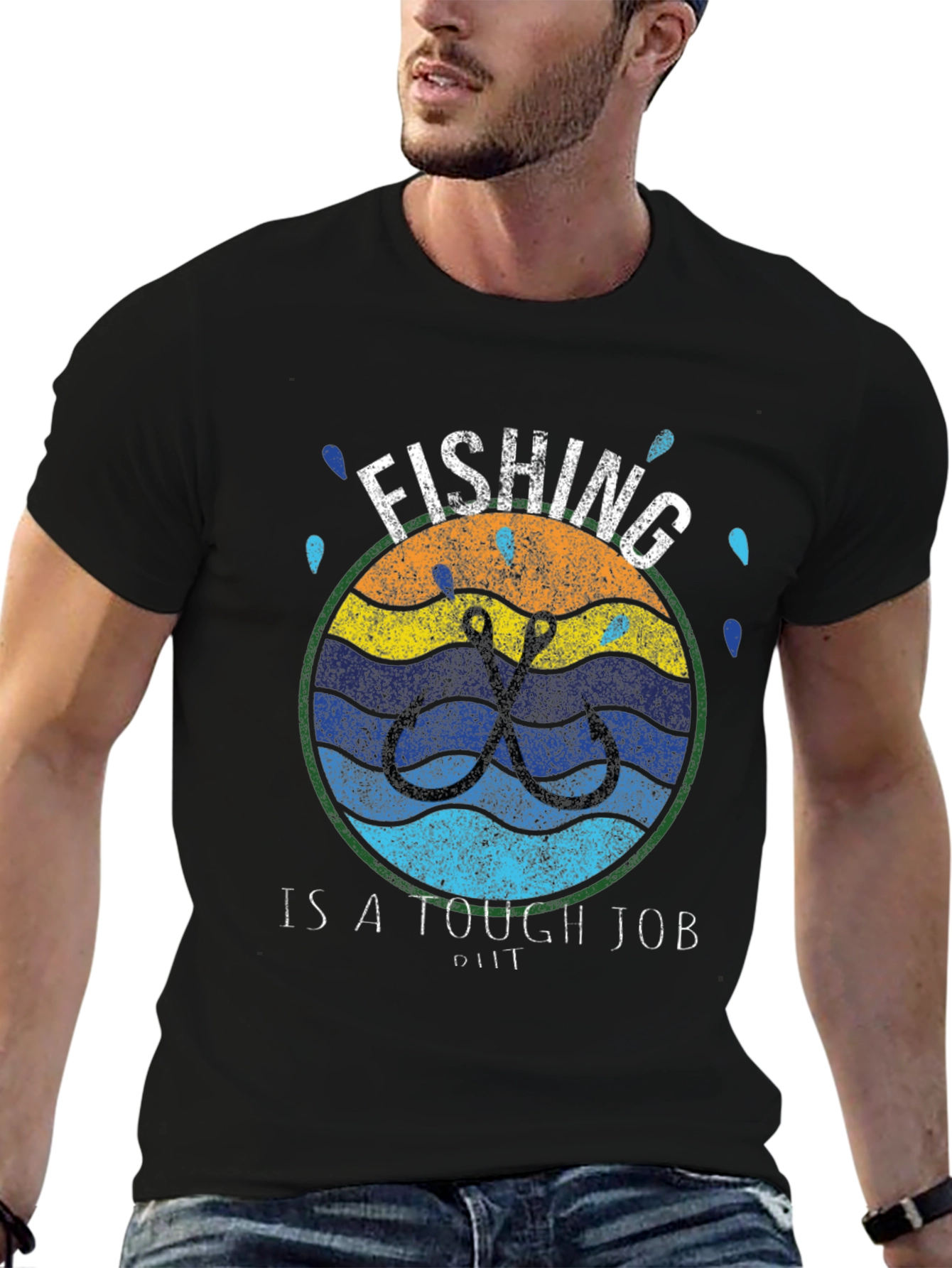 Fishing is a Tough Job T-Shirt