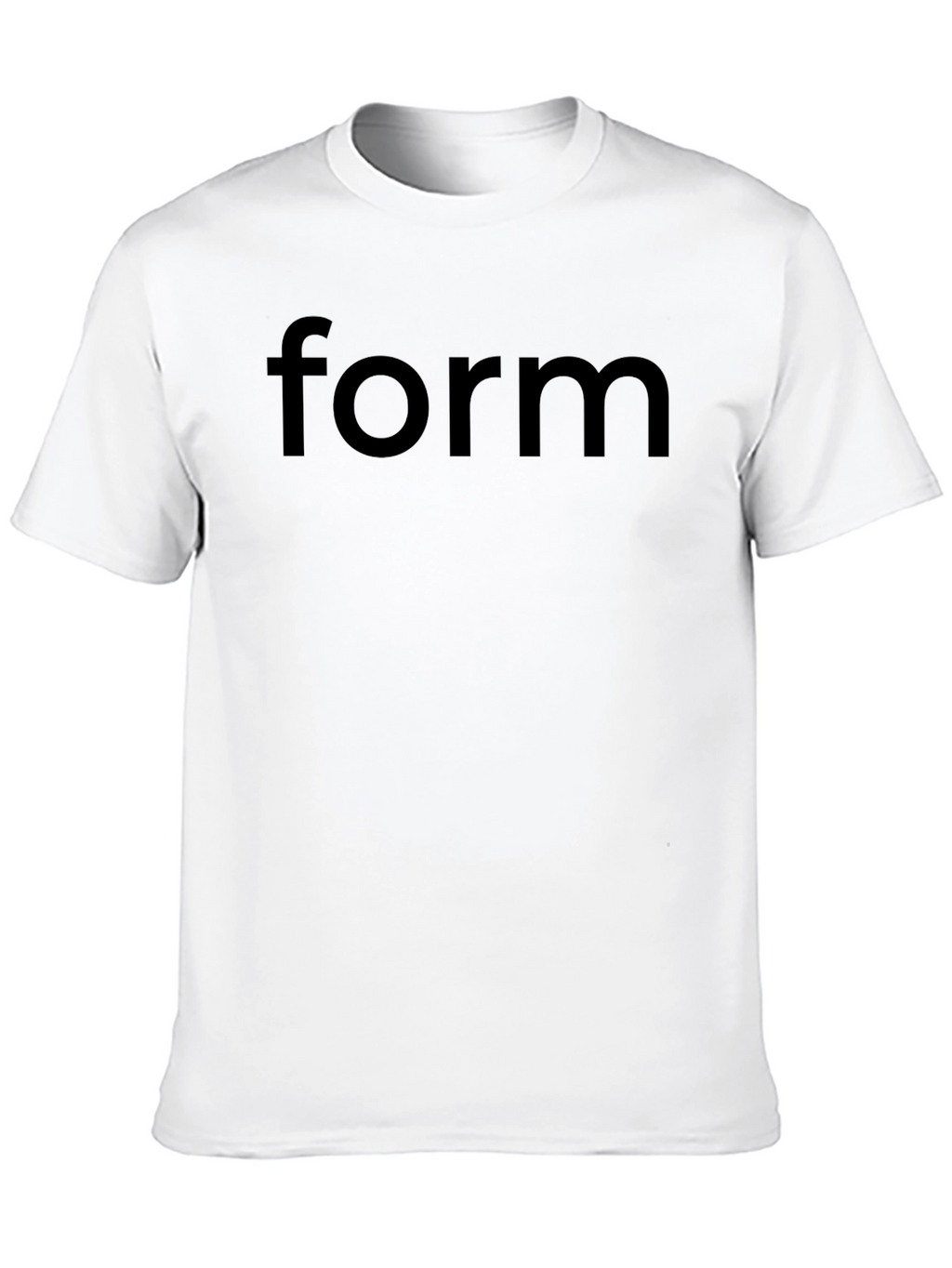 Modern Black Form Graphic T-Shirt