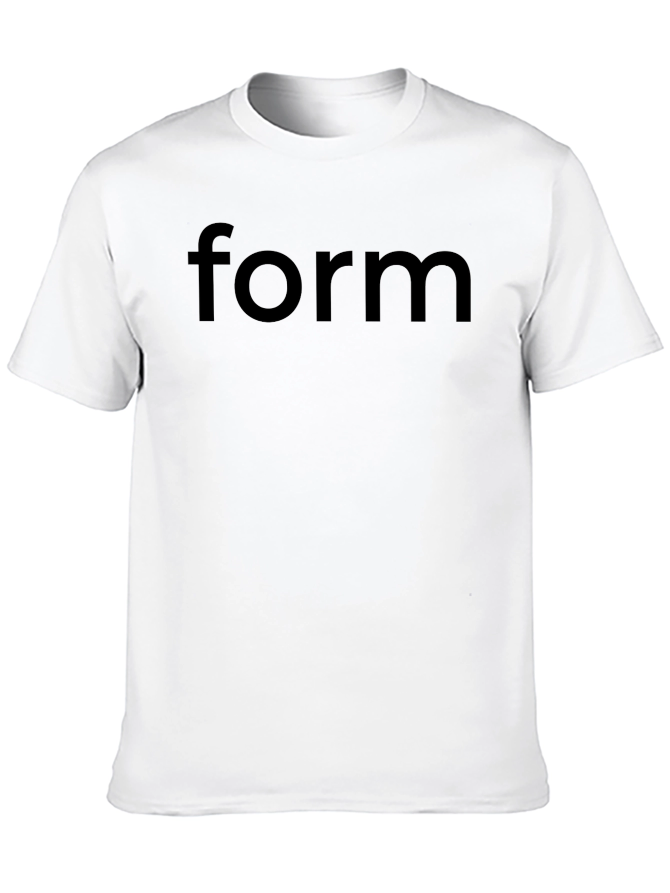 Modern Black Form Graphic T-Shirt