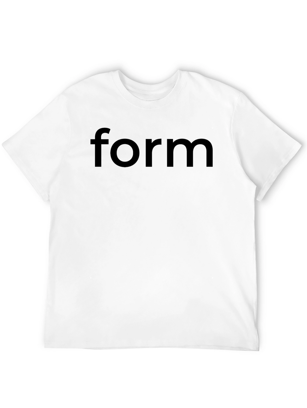 Modern Black Form Graphic T-Shirt