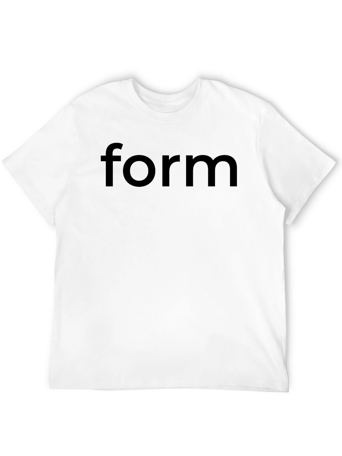 Modern Black Form Graphic T-Shirt
