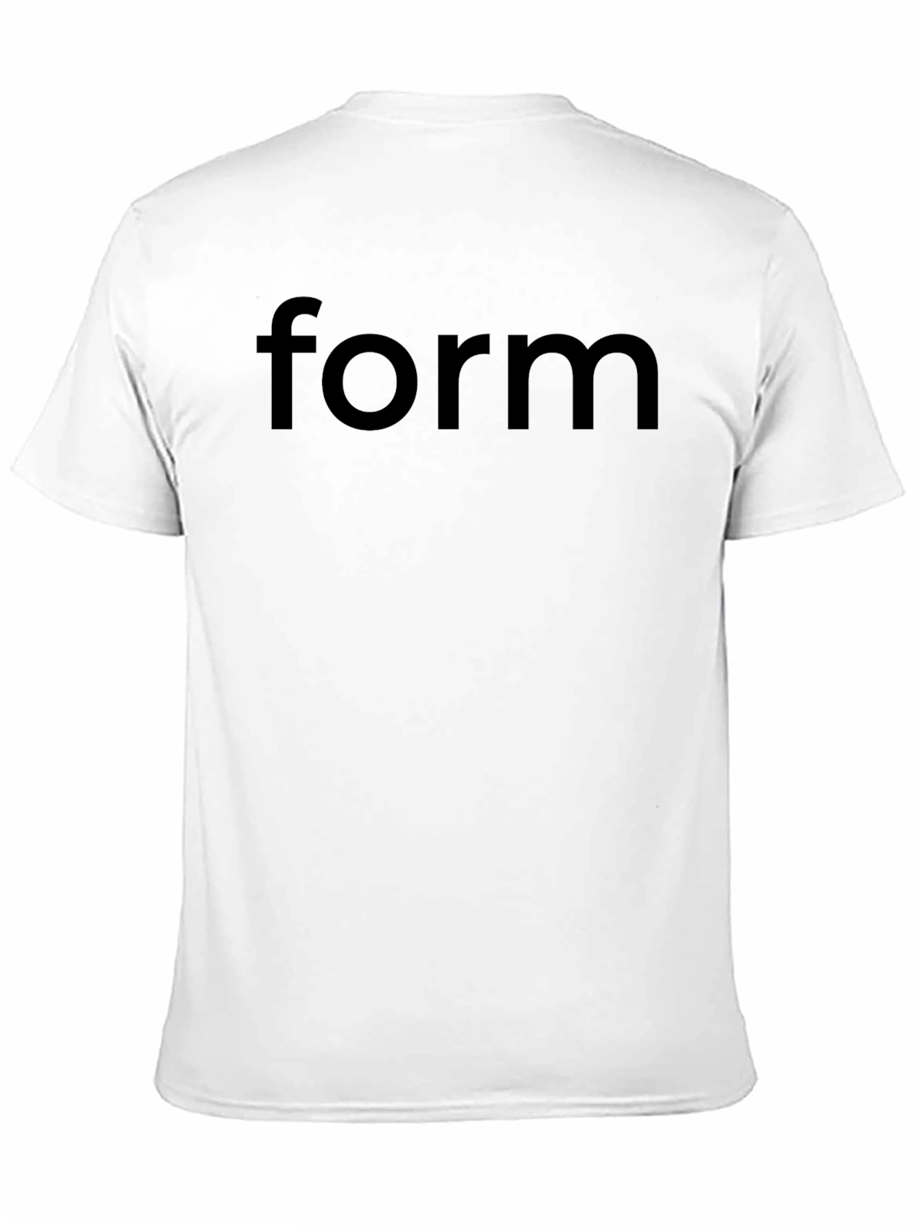 Modern Black Form Graphic T-Shirt