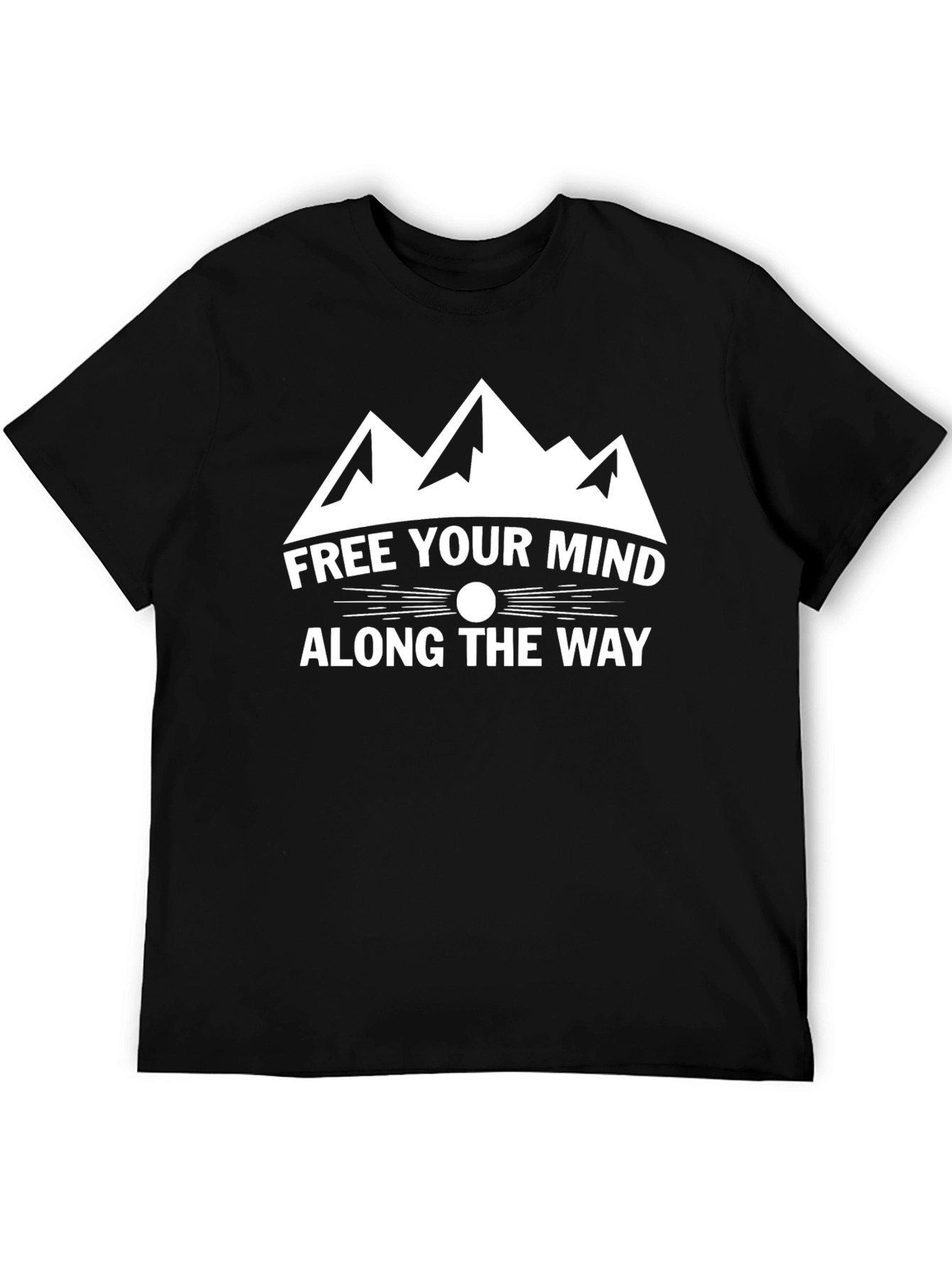 Free Your Mind Mountain Graphic T-Shirt