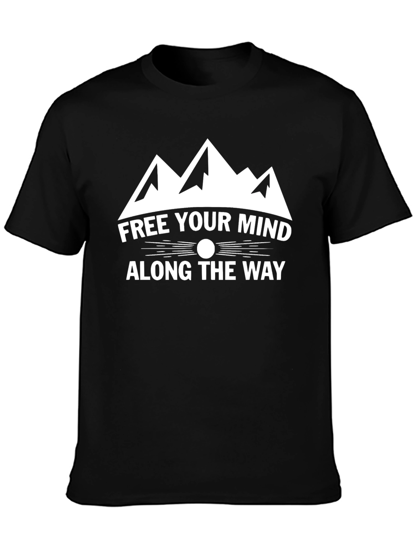 Free Your Mind Mountain Graphic T-Shirt