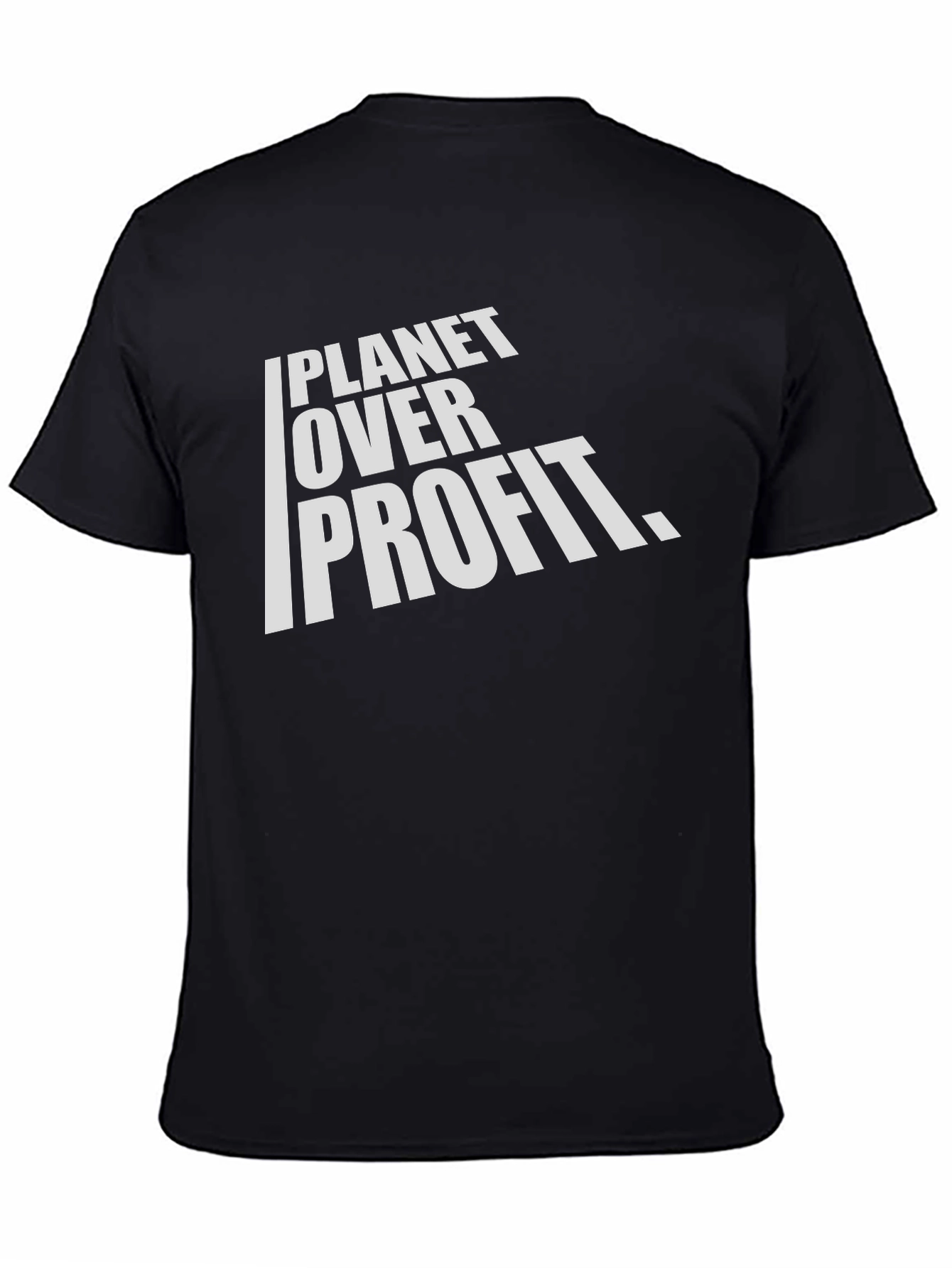 Planet Over Profit Graphic T-Shirt - Black