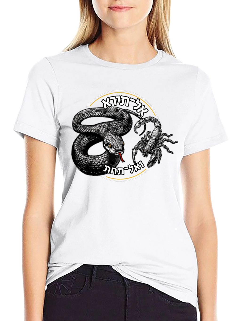 Snake and Scorpion Black T-Shirt