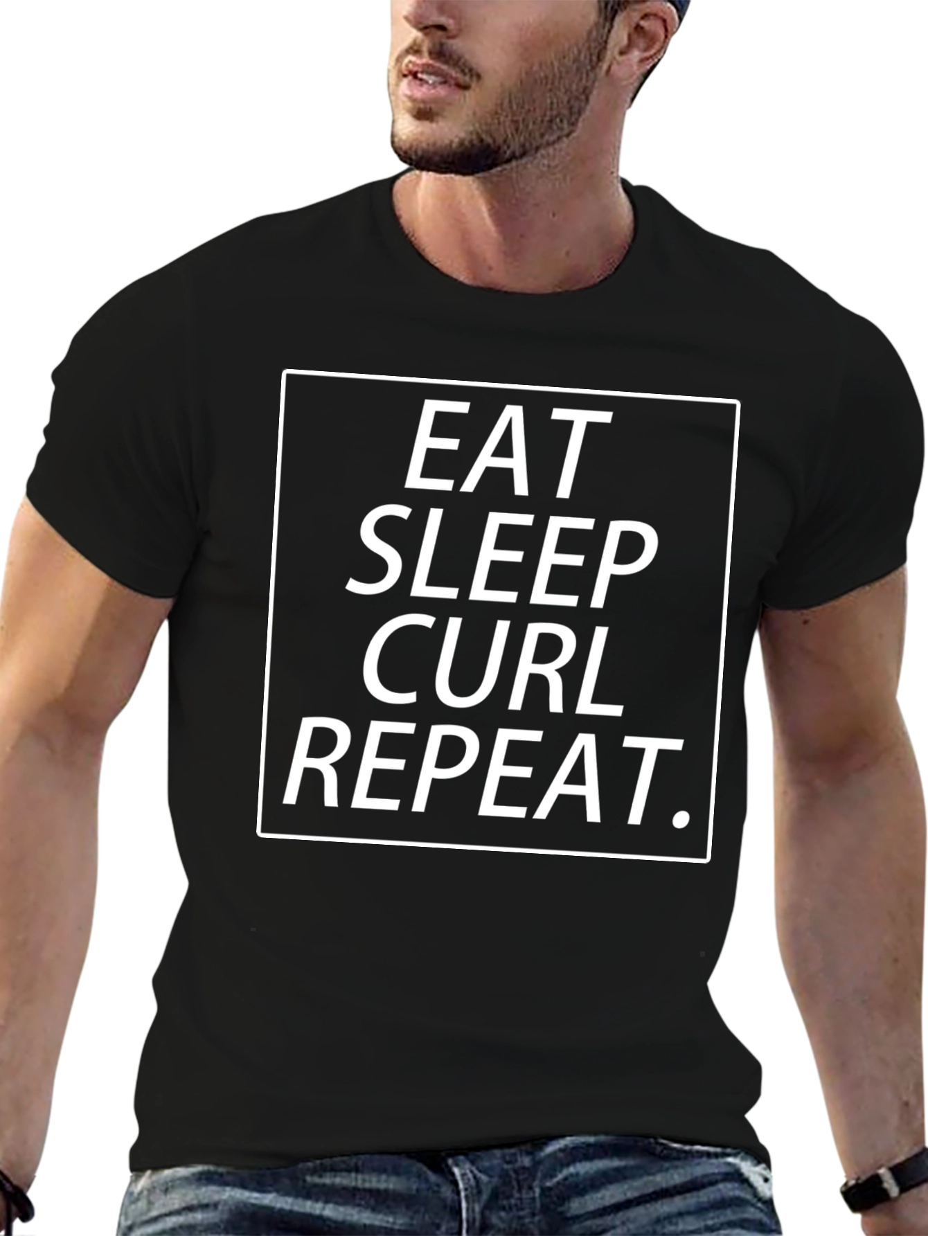 Eat Sleep Curl Repeat T-Shirt