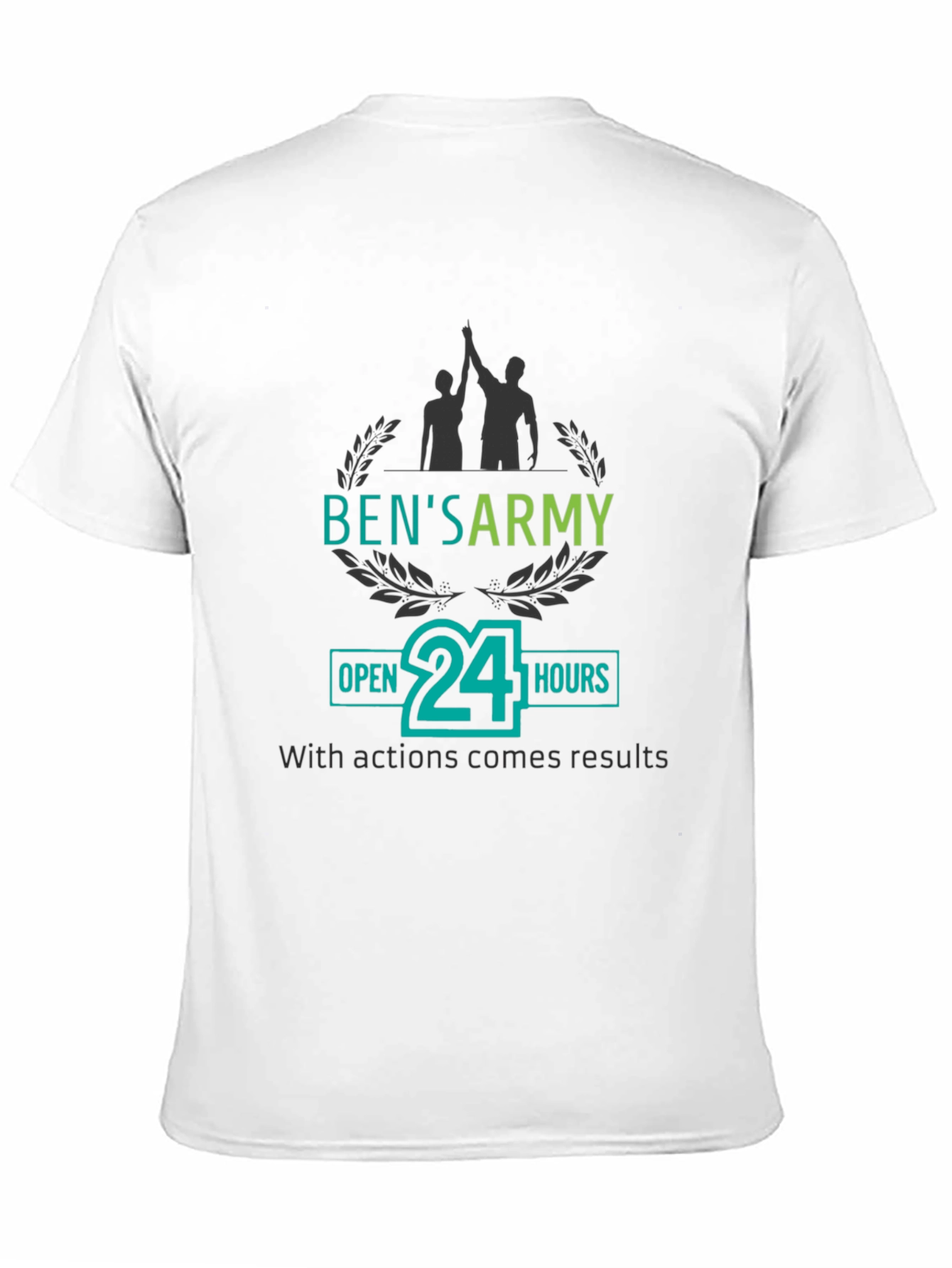 Bens Army 24 Hours Black T-Shirt