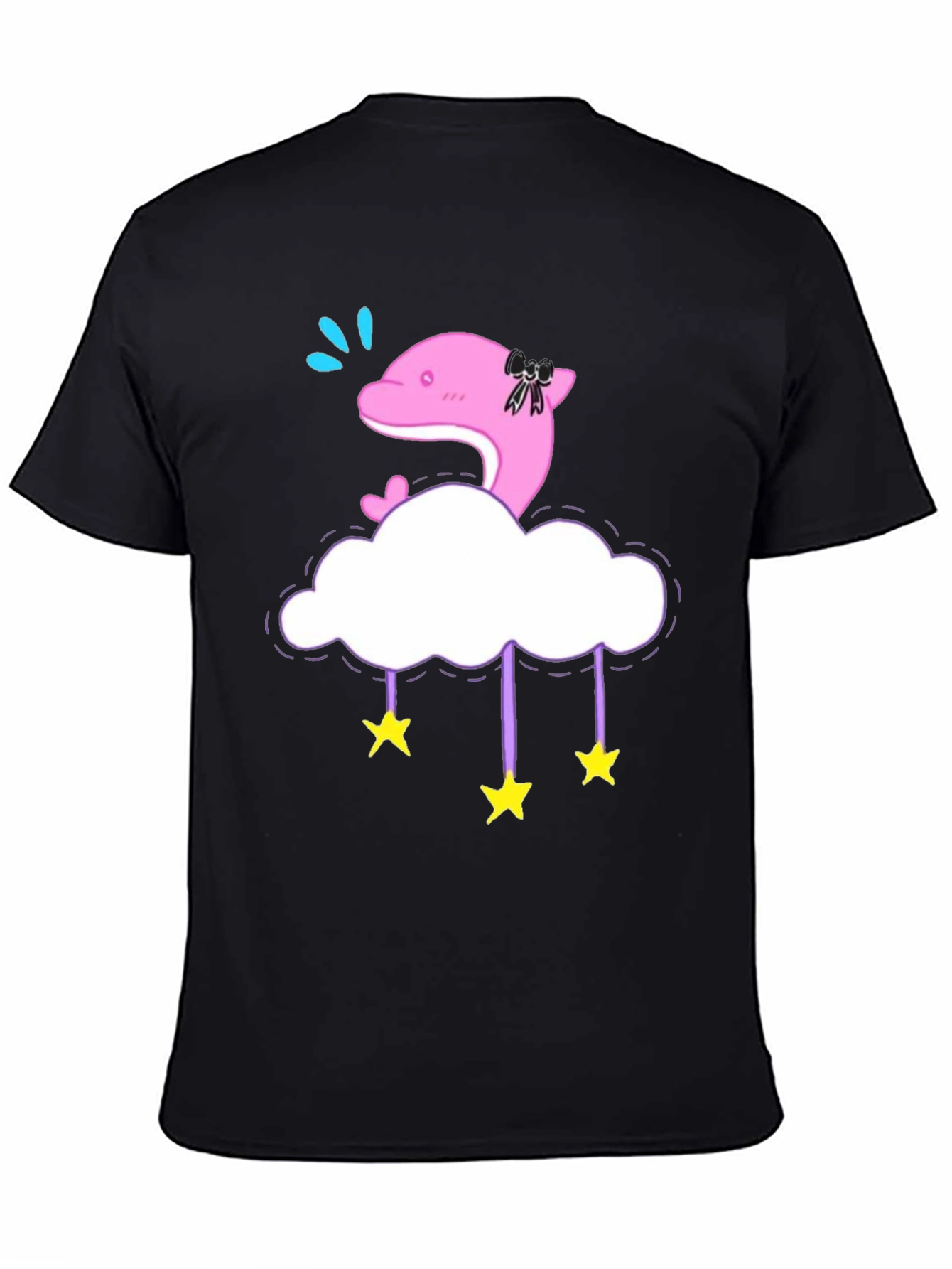 Cute Dolphin Cloud Star T-Shirt