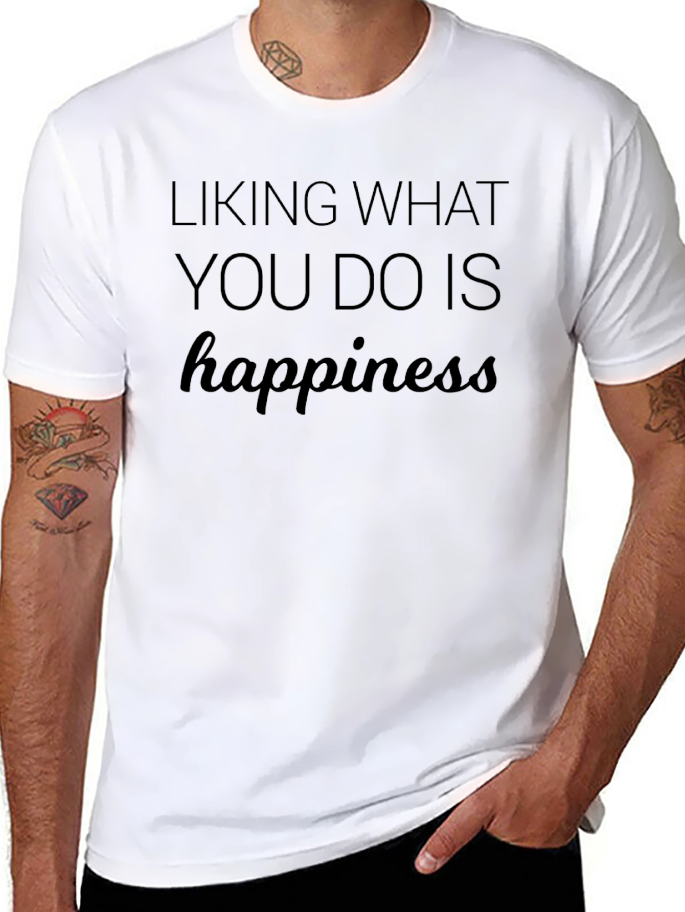 Happiness T-Shirt - Liking What You Do