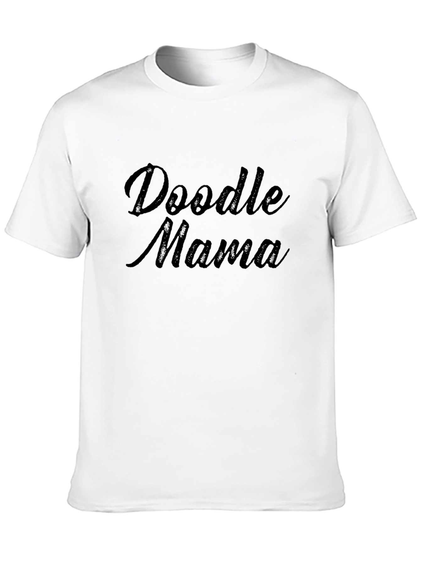 Doodle Mama Black Graphic T-Shirt