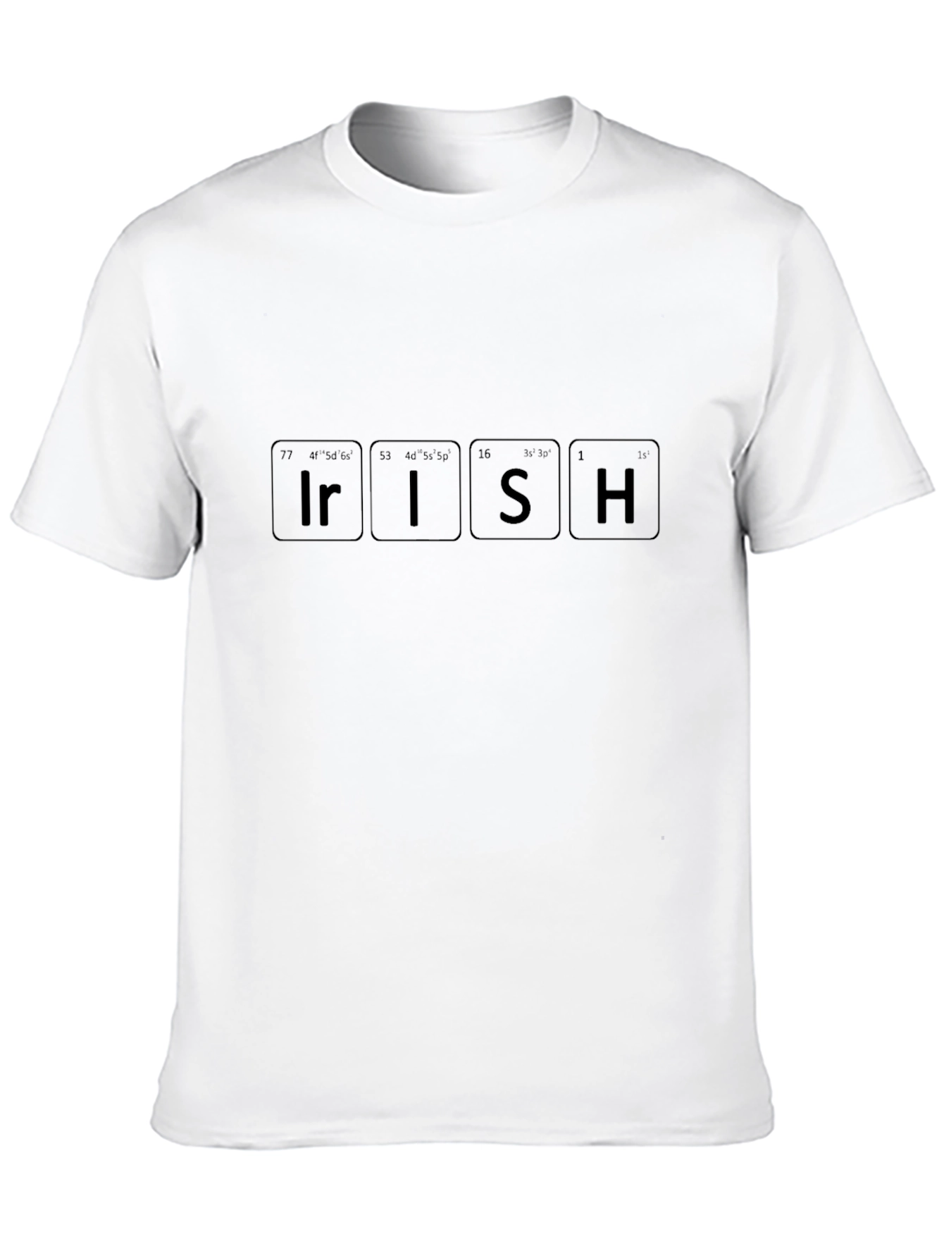 Irish Periodic Table Elements Graphic T-Shirt