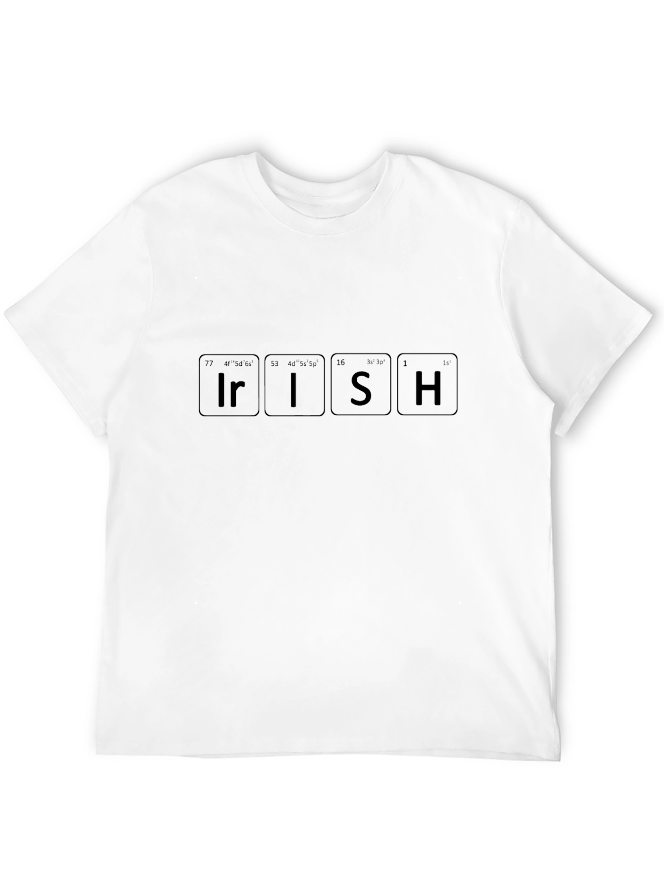 Irish Periodic Table Elements Graphic T-Shirt
