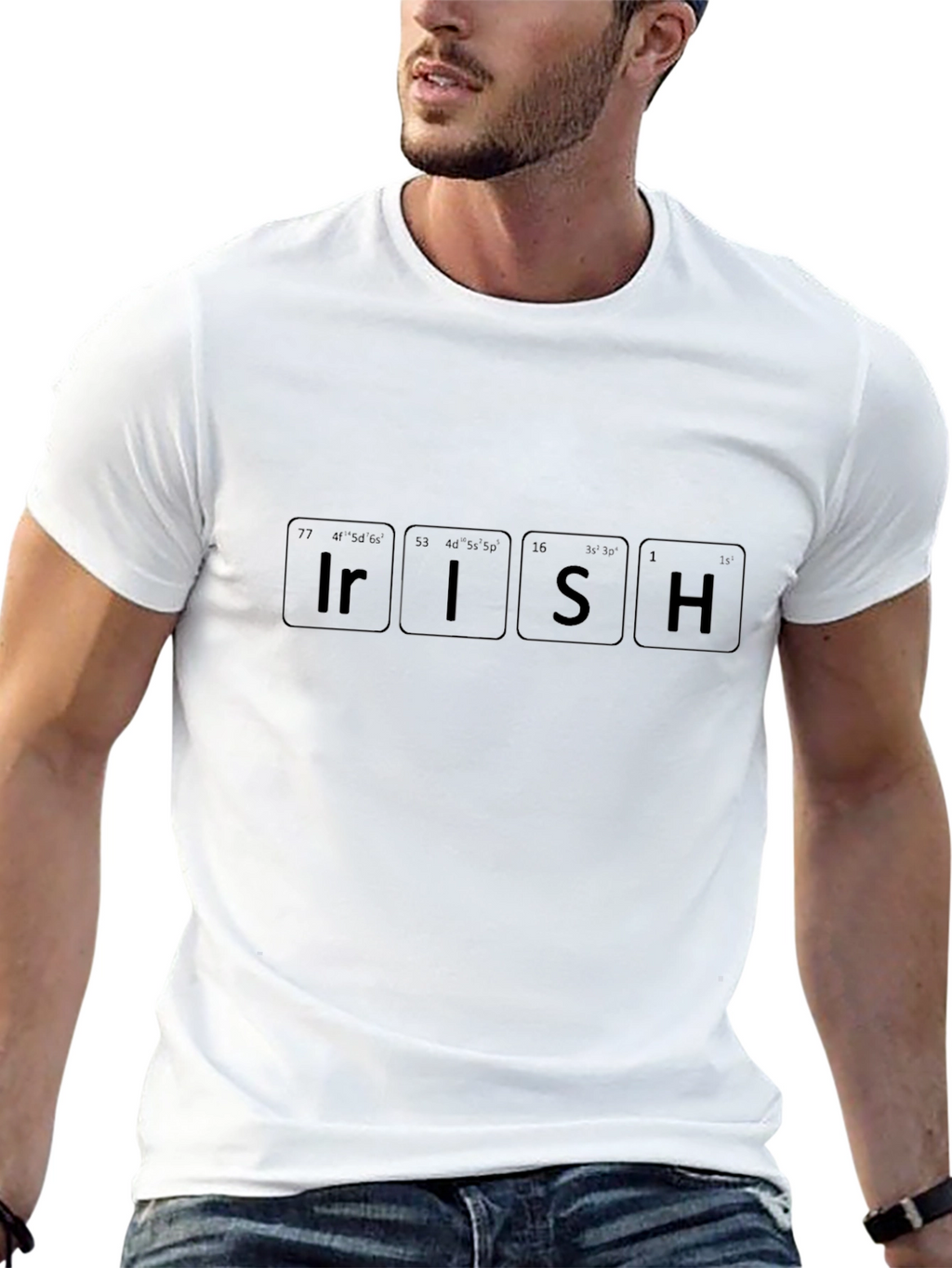 Irish Periodic Table Elements Graphic T-Shirt