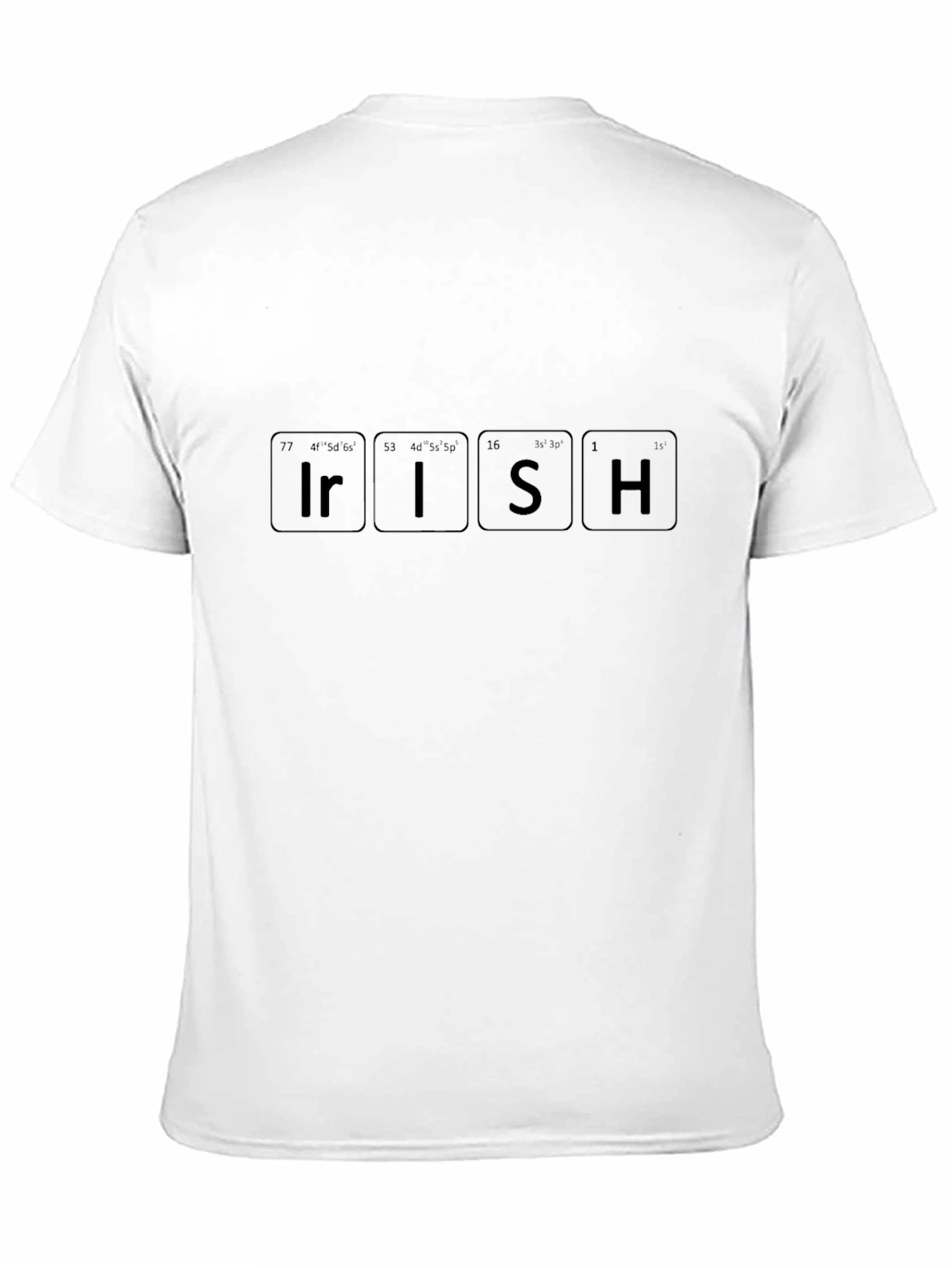 Irish Periodic Table Elements Graphic T-Shirt