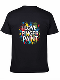 I Love to Finger Paint Graphic Tee