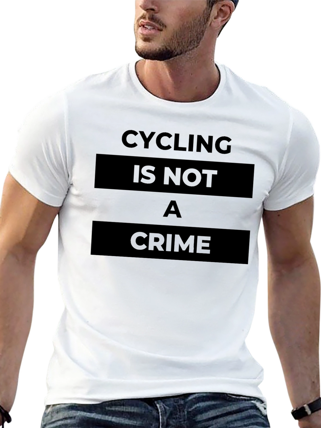 Cycling Is Not A Crime Tee
