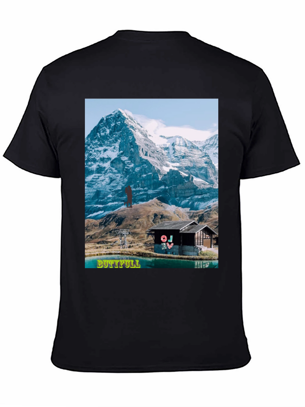 Mountain View Graphic Tee - BUTTIFULL Novelty Shirt