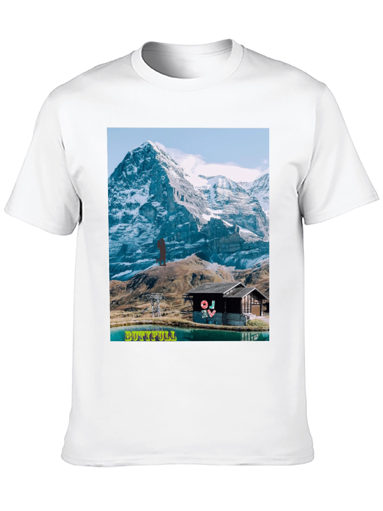 Mountain View Graphic Tee - BUTTIFULL Novelty Shirt