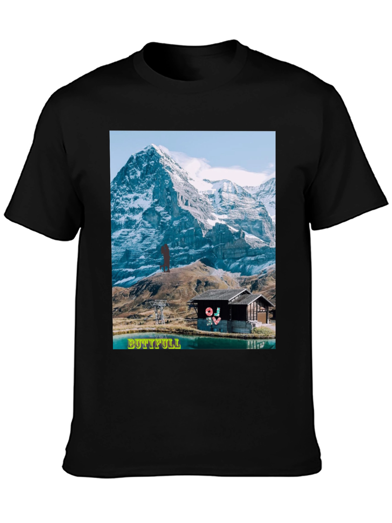 Mountain View Graphic Tee - BUTTIFULL Novelty Shirt