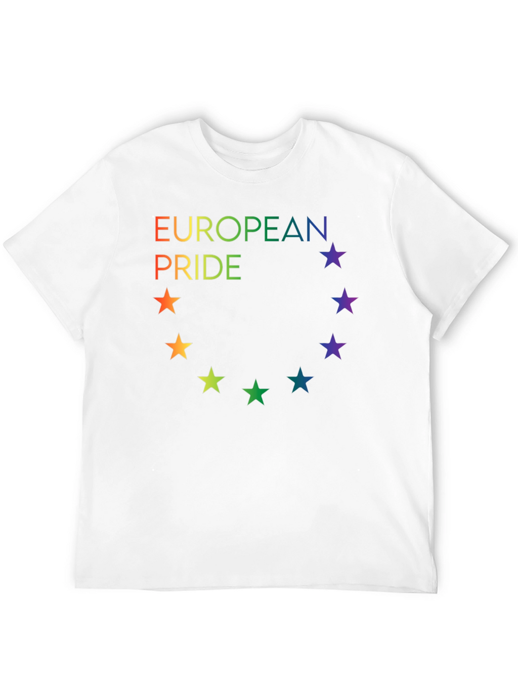 European Pride Rainbow Star T-Shirt