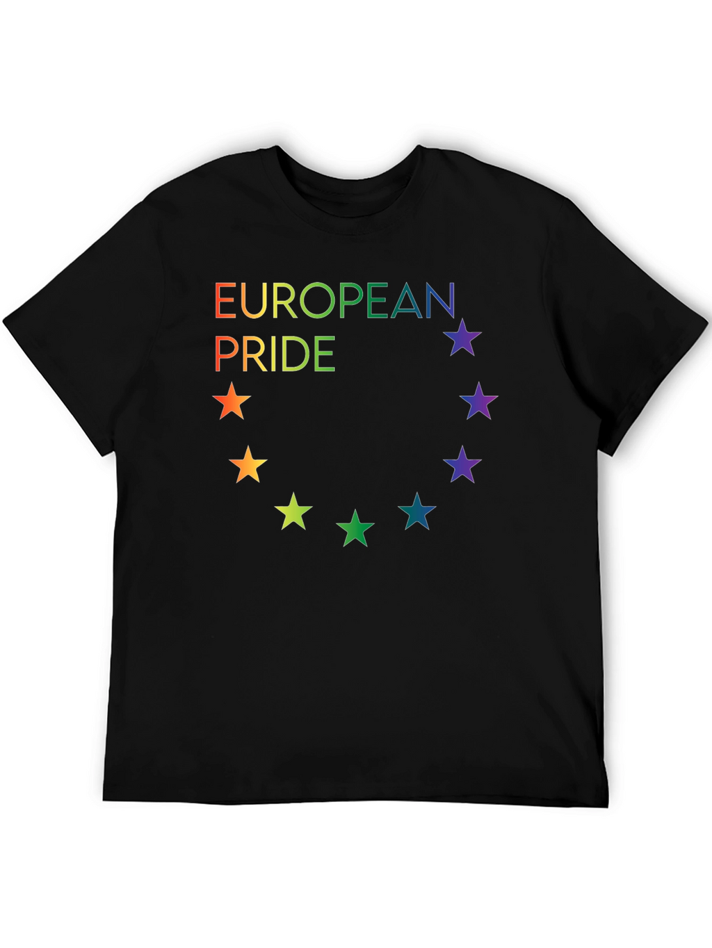 European Pride Rainbow Star T-Shirt
