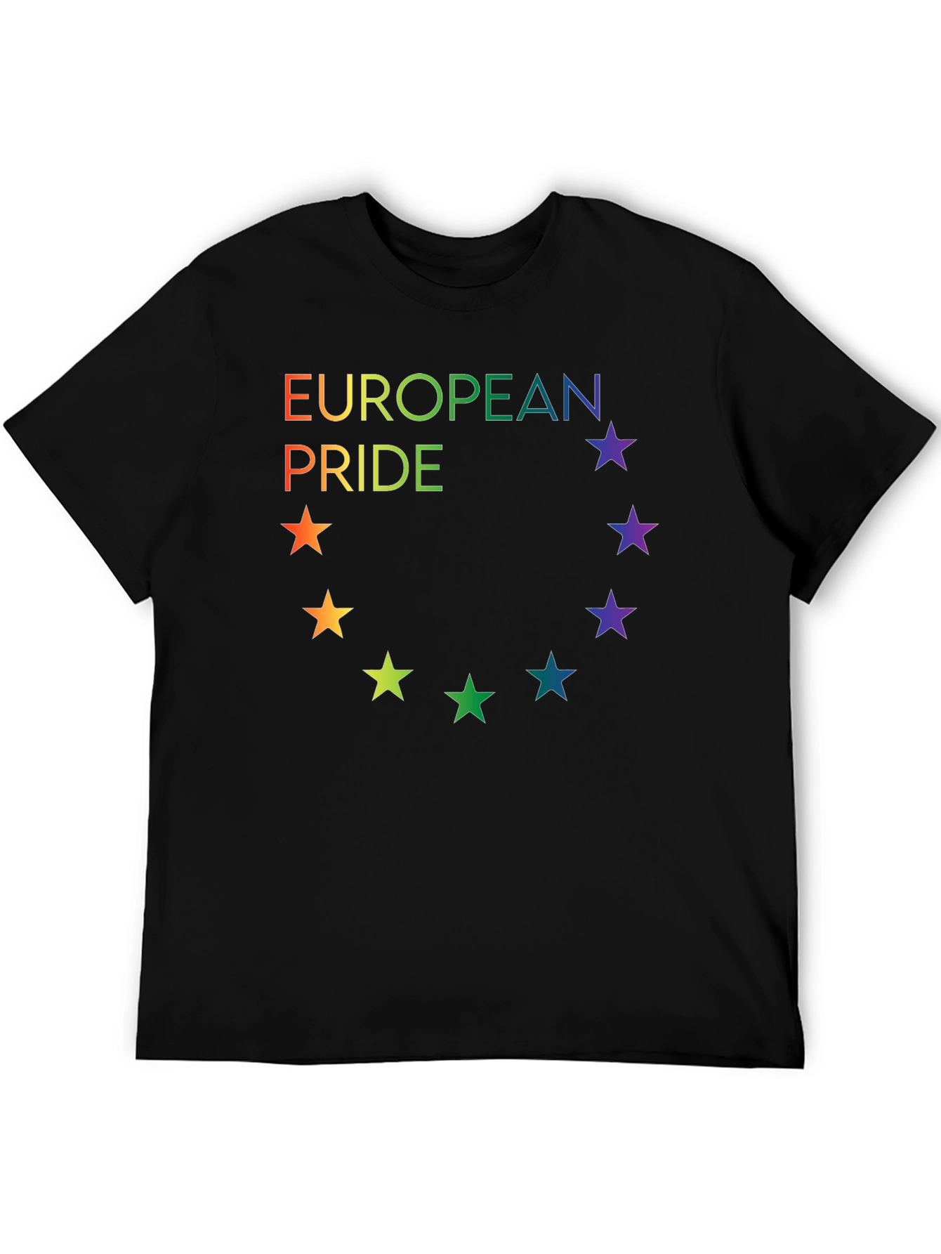 European Pride Rainbow Star T-Shirt
