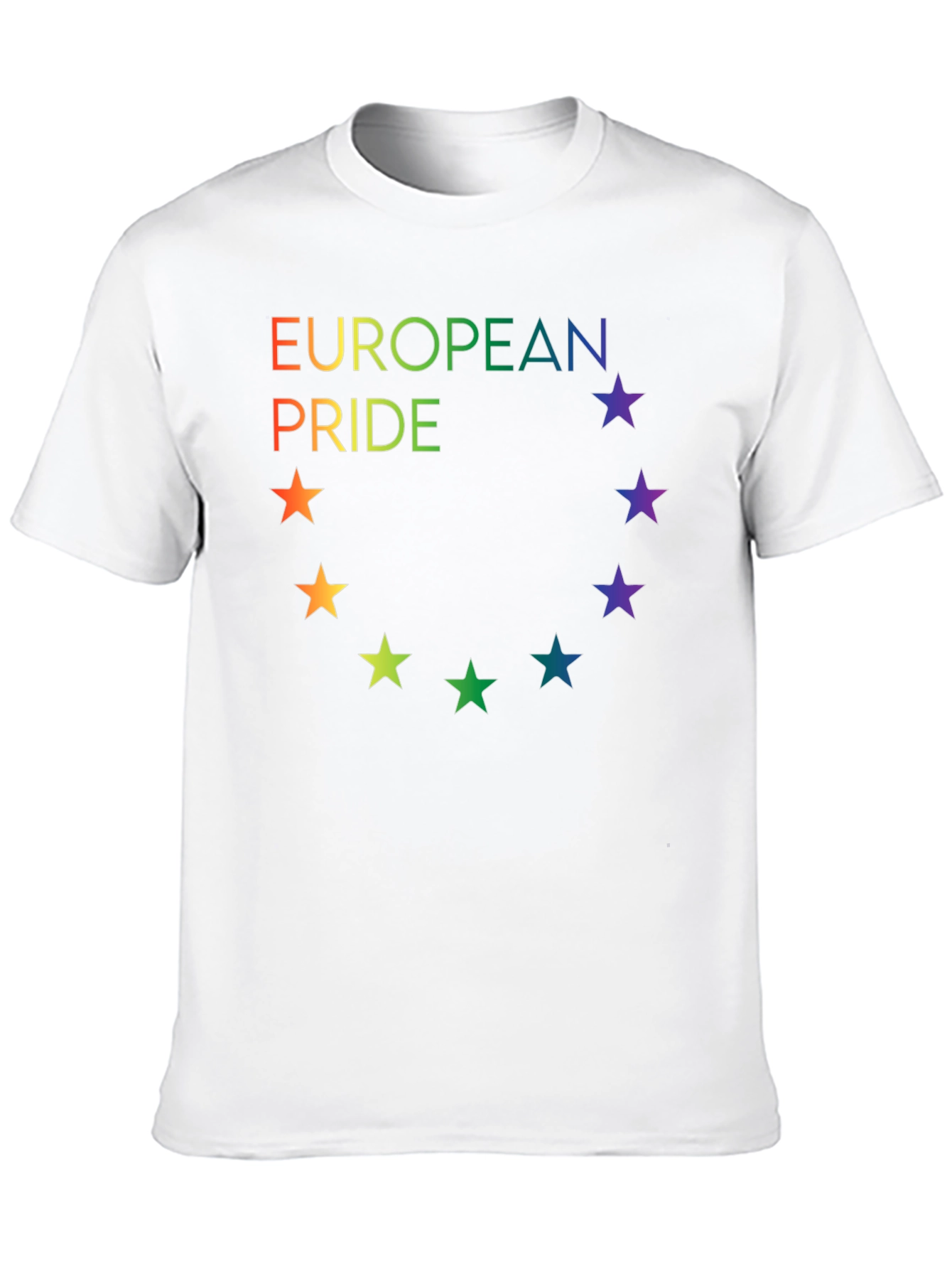European Pride Rainbow Star T-Shirt