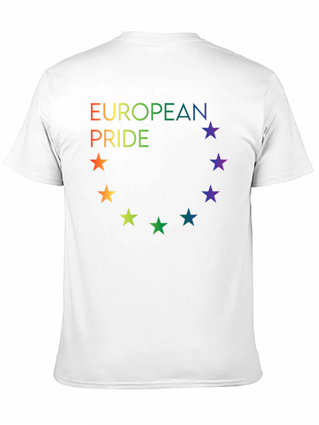 European Pride Rainbow Star T-Shirt