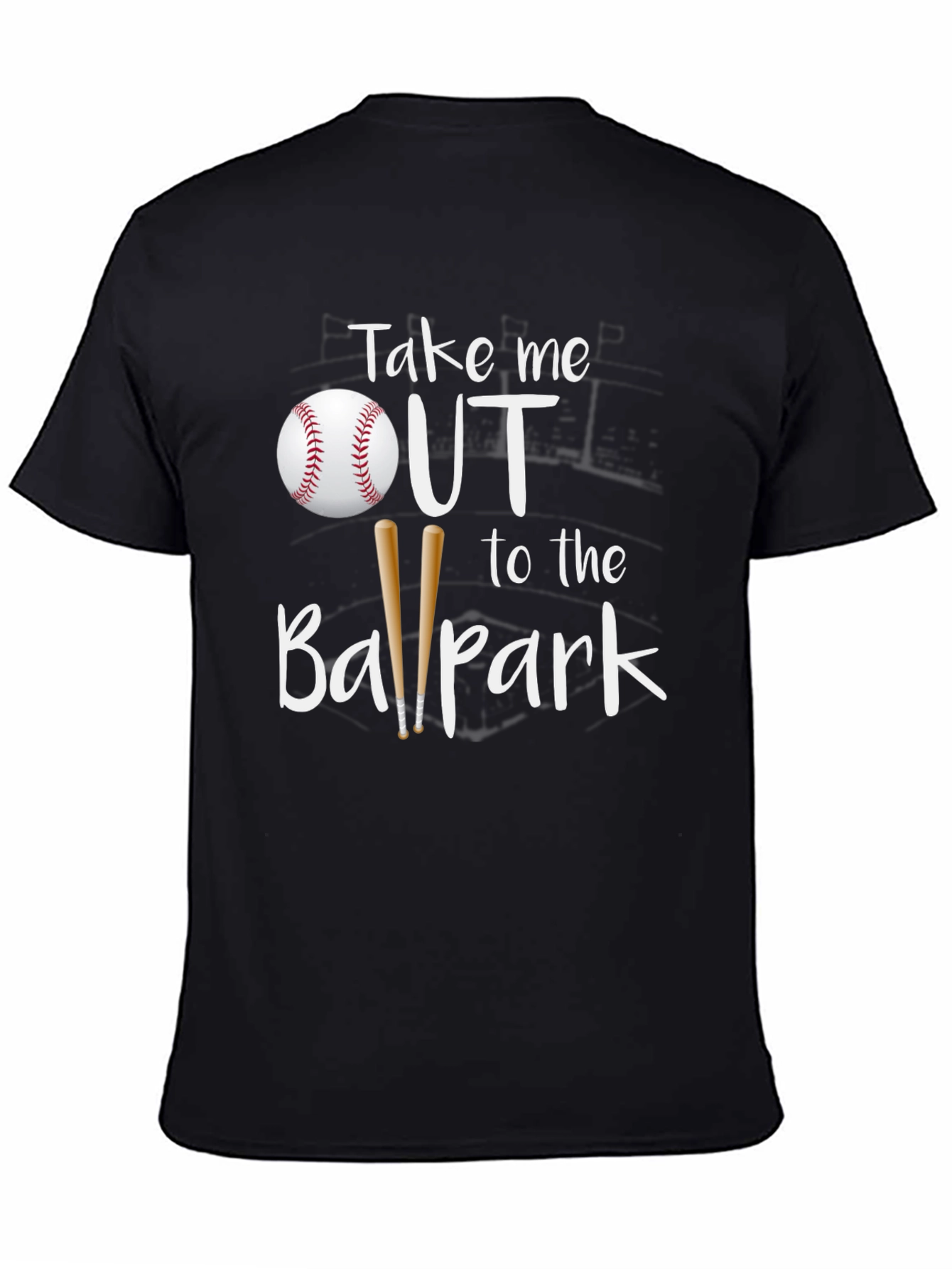 Baseball Fan T-Shirt - Take Me Out to the Ballpark
