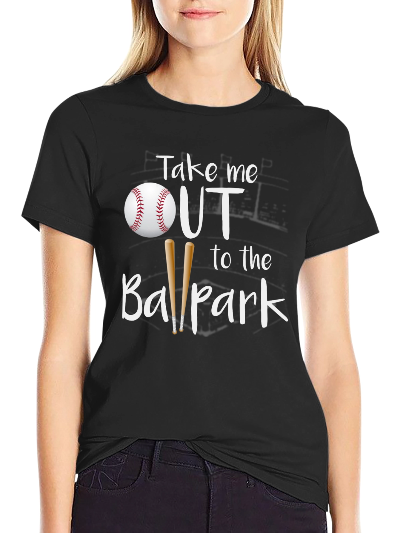 Baseball Fan T-Shirt - Take Me Out to the Ballpark