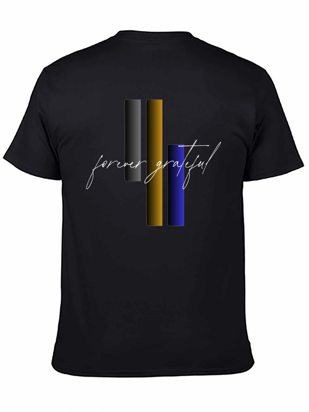 Forever Grateful Graphic Tee - Stylish Black T-Shirt