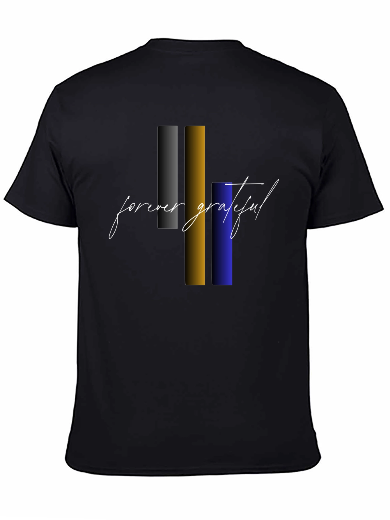 Forever Grateful Graphic Tee - Stylish Black T-Shirt