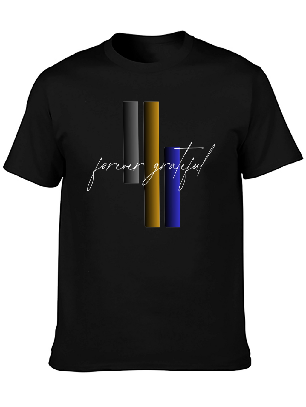 Forever Grateful Graphic Tee - Stylish Black T-Shirt