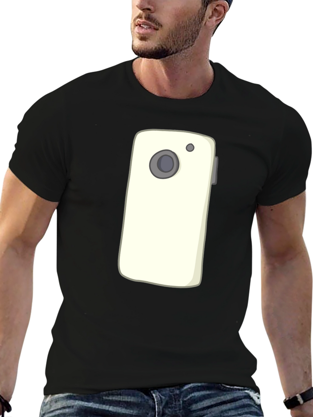 Smartphone Graphic Tee - Modern Tech Style