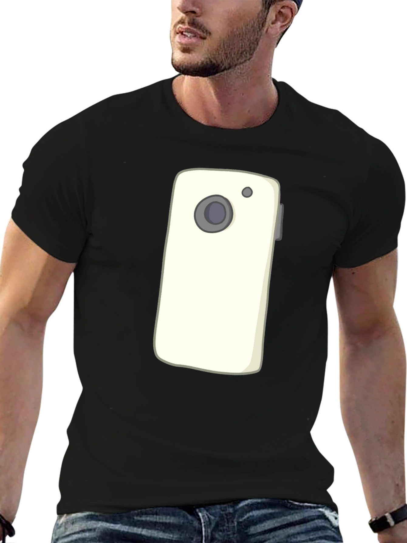 Smartphone Graphic Tee - Modern Tech Style