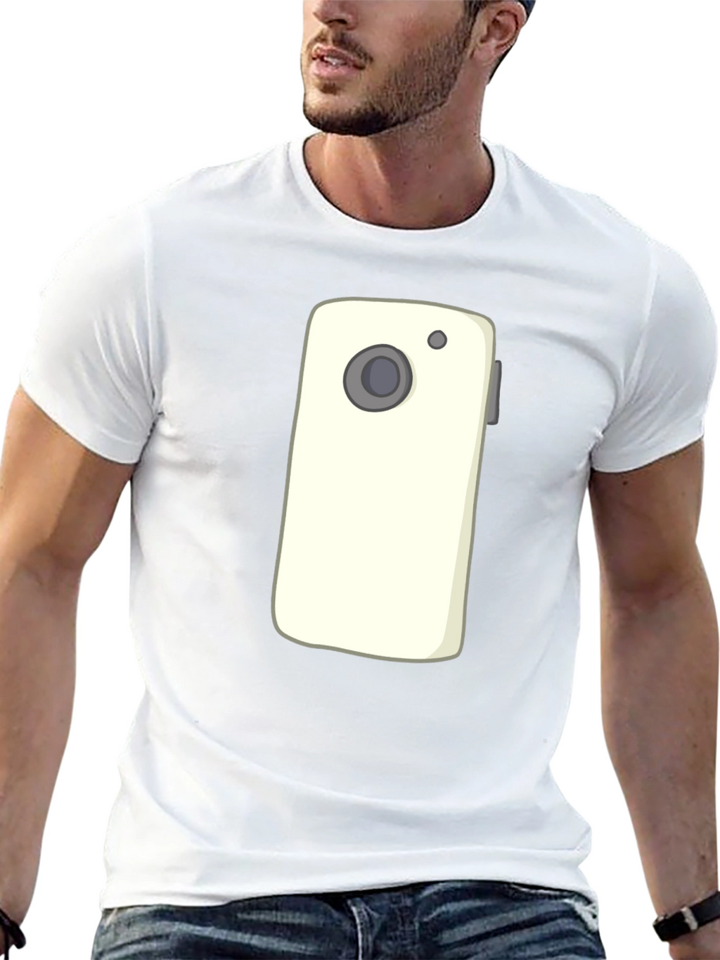 Smartphone Graphic Tee - Modern Tech Style