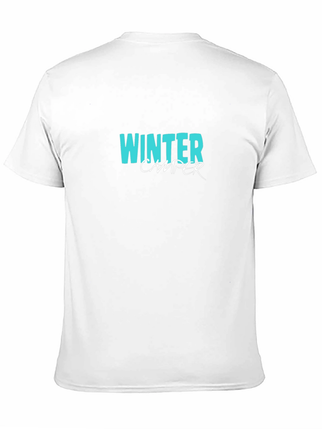 Winter Camper Graphic Tee - Black Cotton T-Shirt