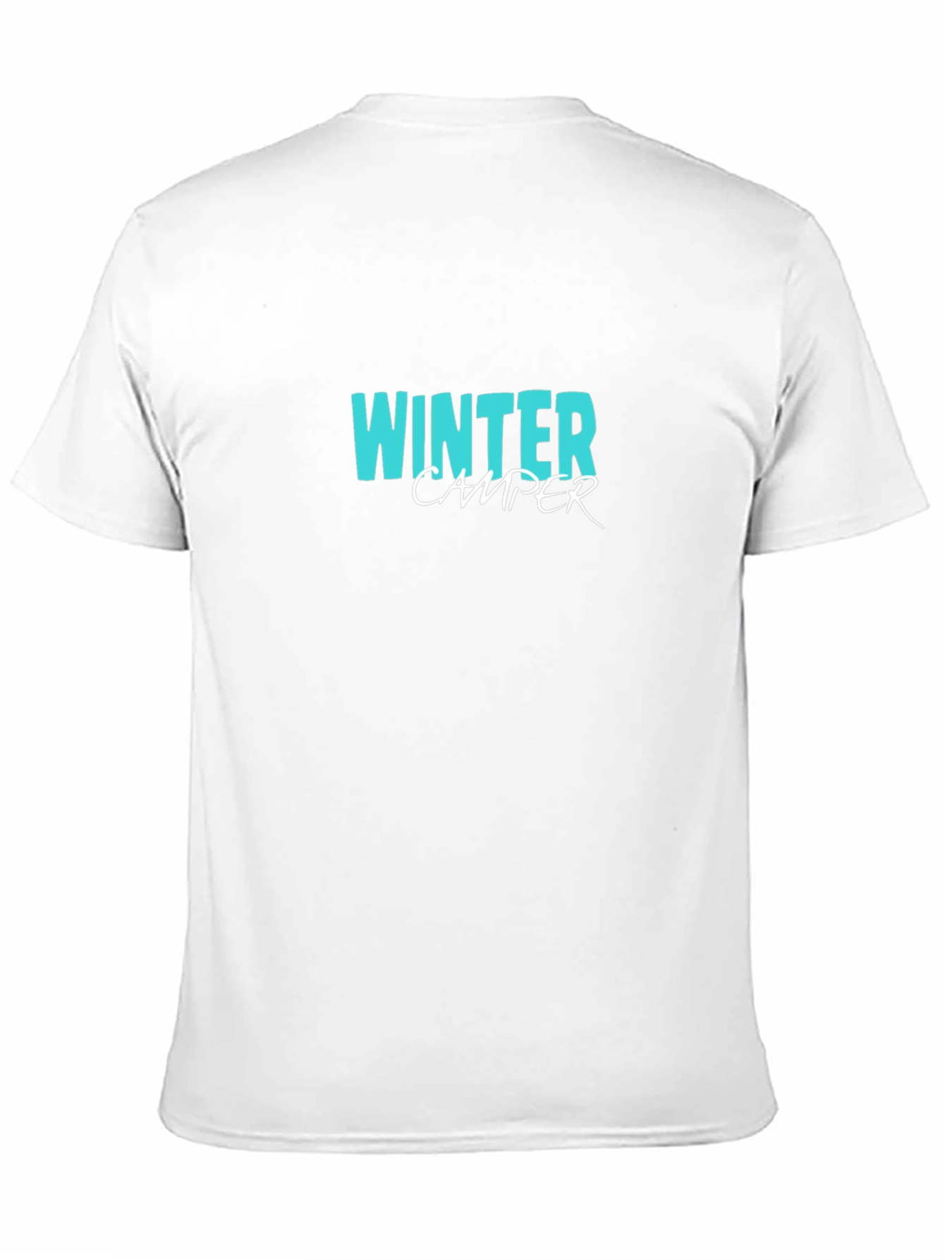Winter Camper Graphic Tee - Black Cotton T-Shirt