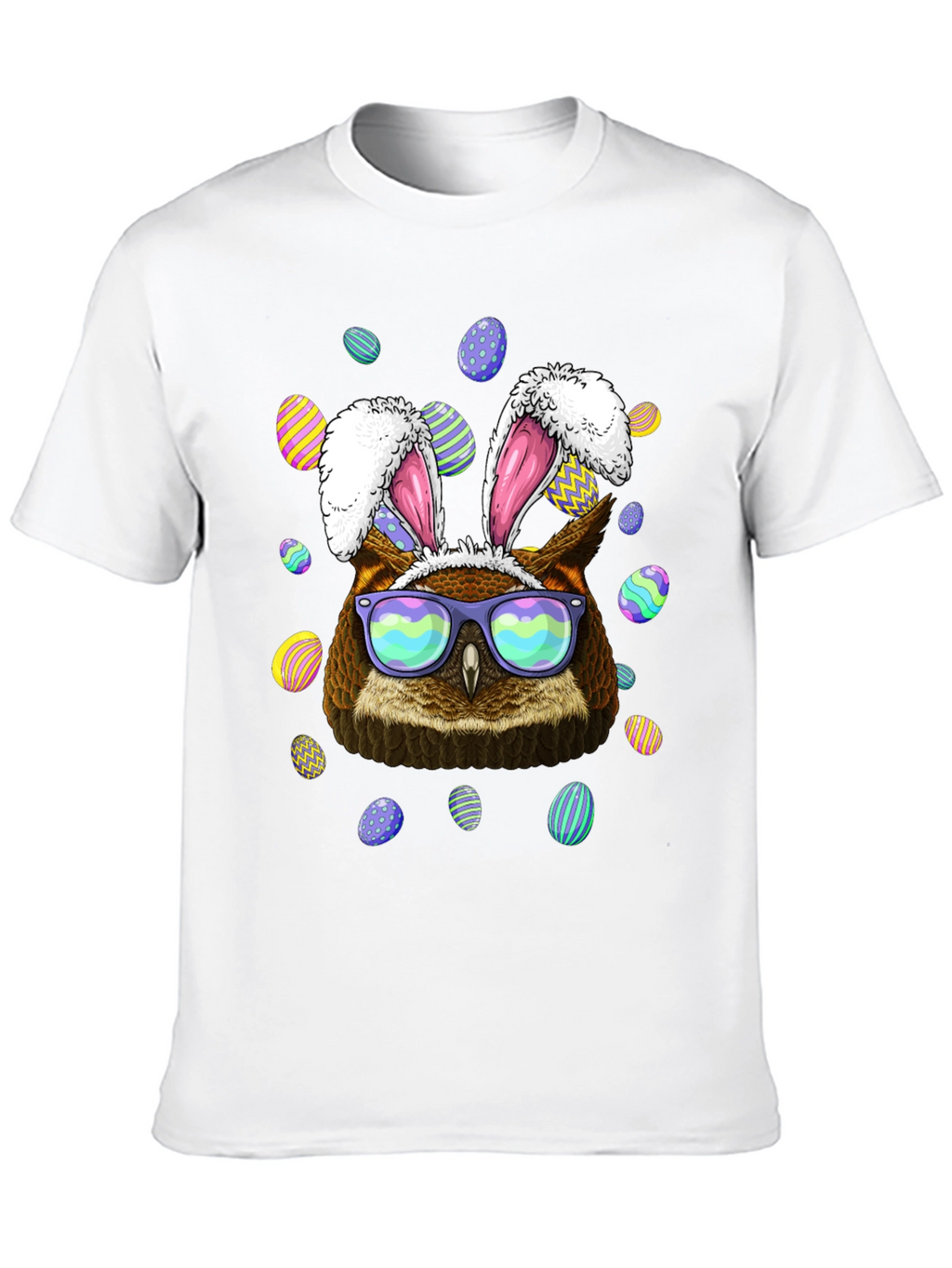 Easter Owl Bunny Ears T-Shirt