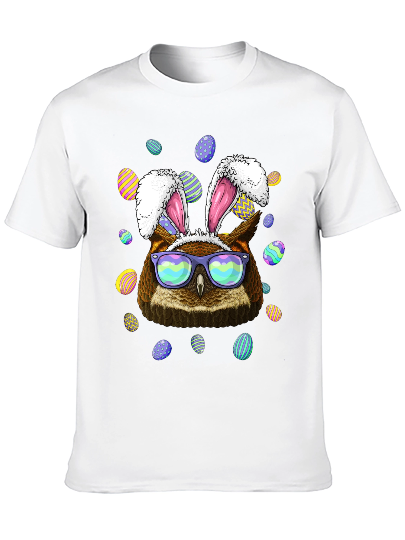 Easter Owl Bunny Ears T-Shirt