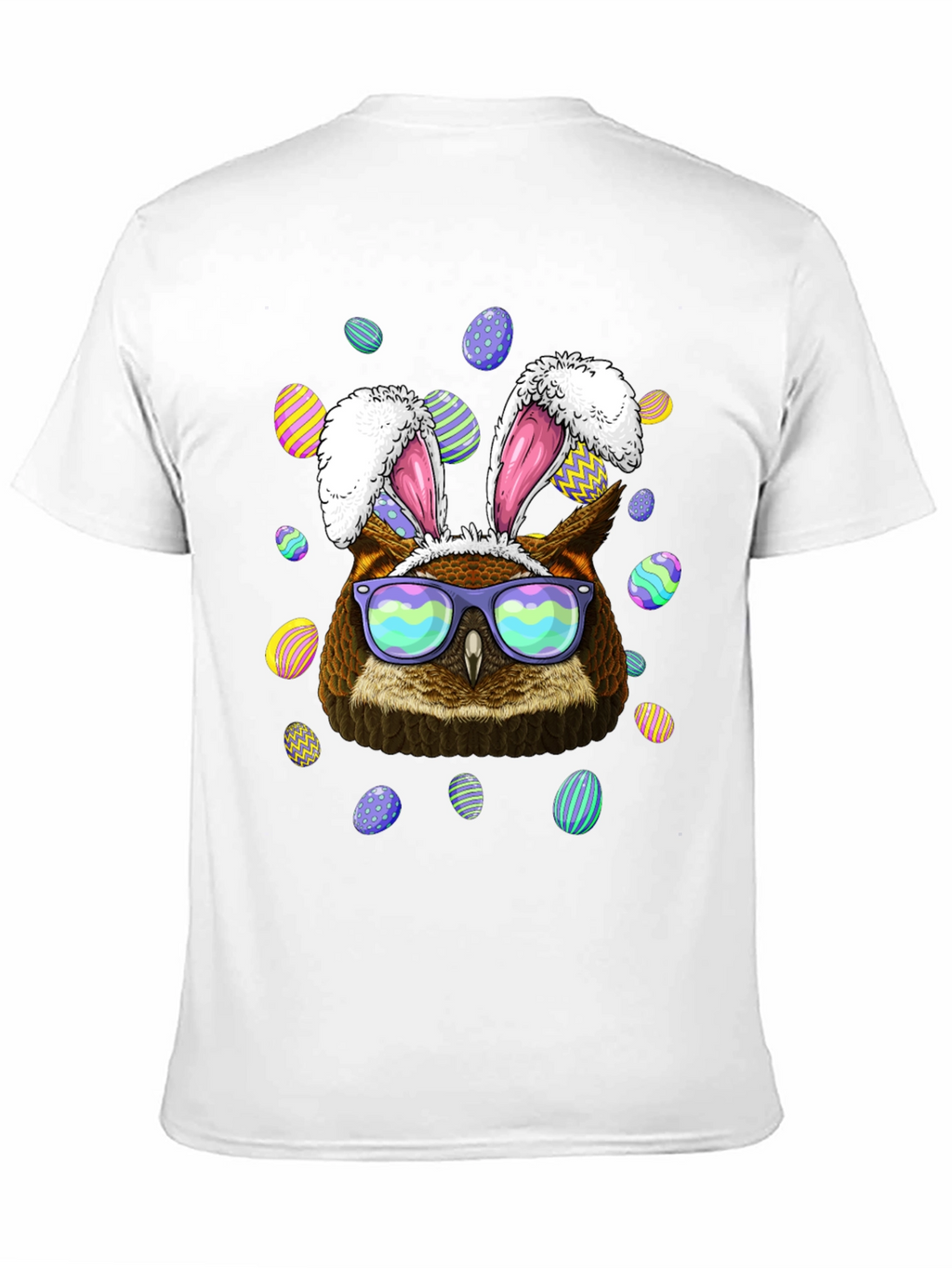 Easter Owl Bunny Ears T-Shirt
