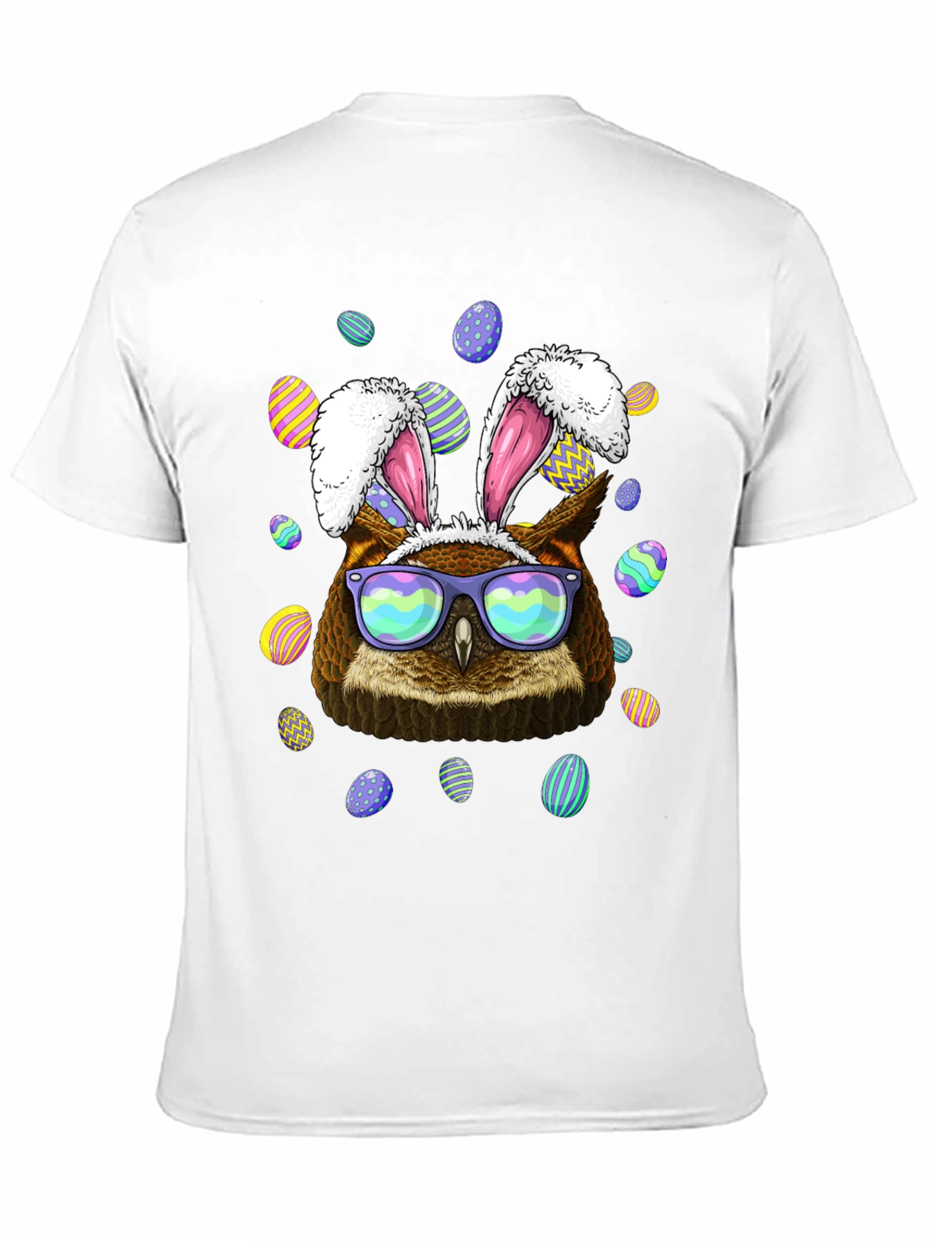 Easter Owl Bunny Ears T-Shirt