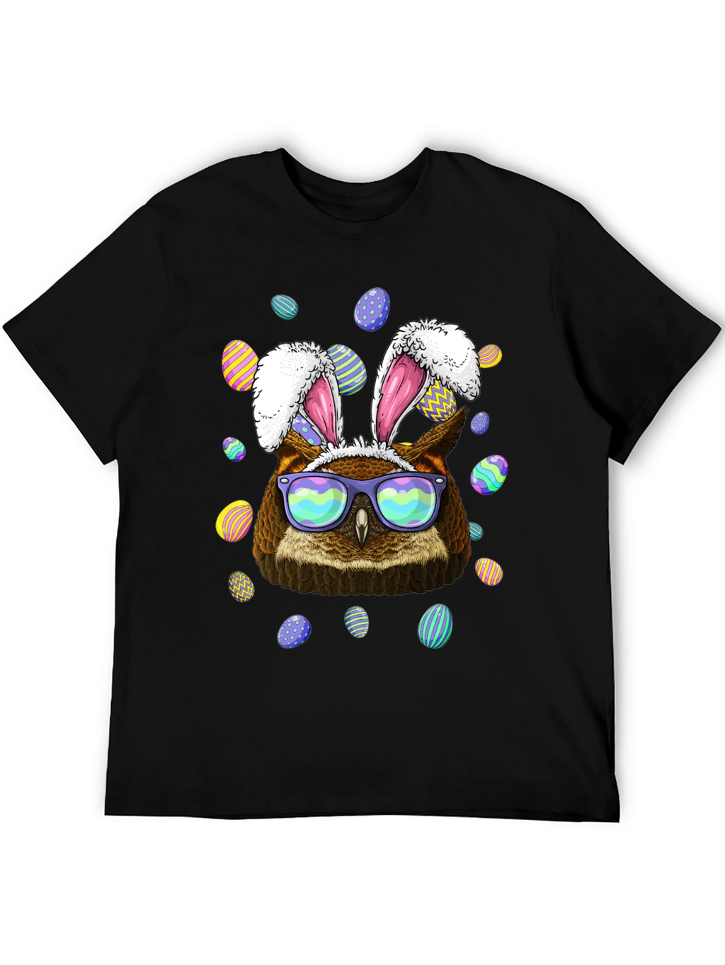 Easter Owl Bunny Ears T-Shirt