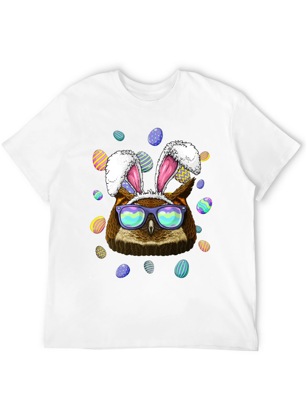 Easter Owl Bunny Ears T-Shirt