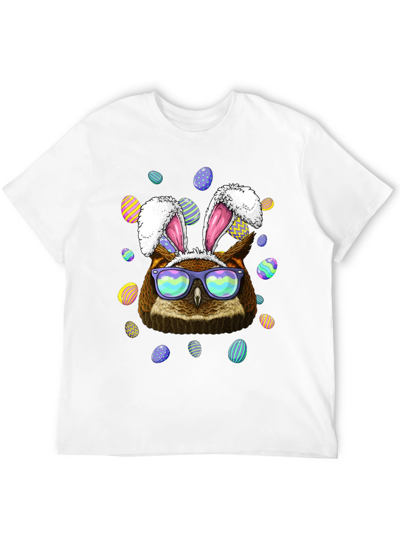 Easter Owl Bunny Ears T-Shirt