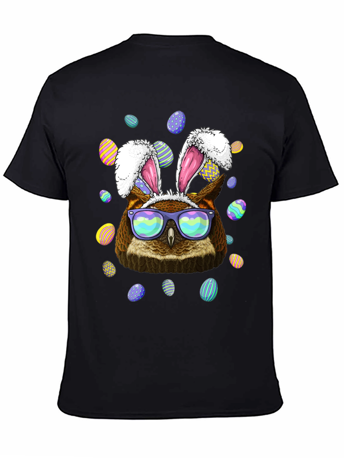 Easter Owl Bunny Ears T-Shirt