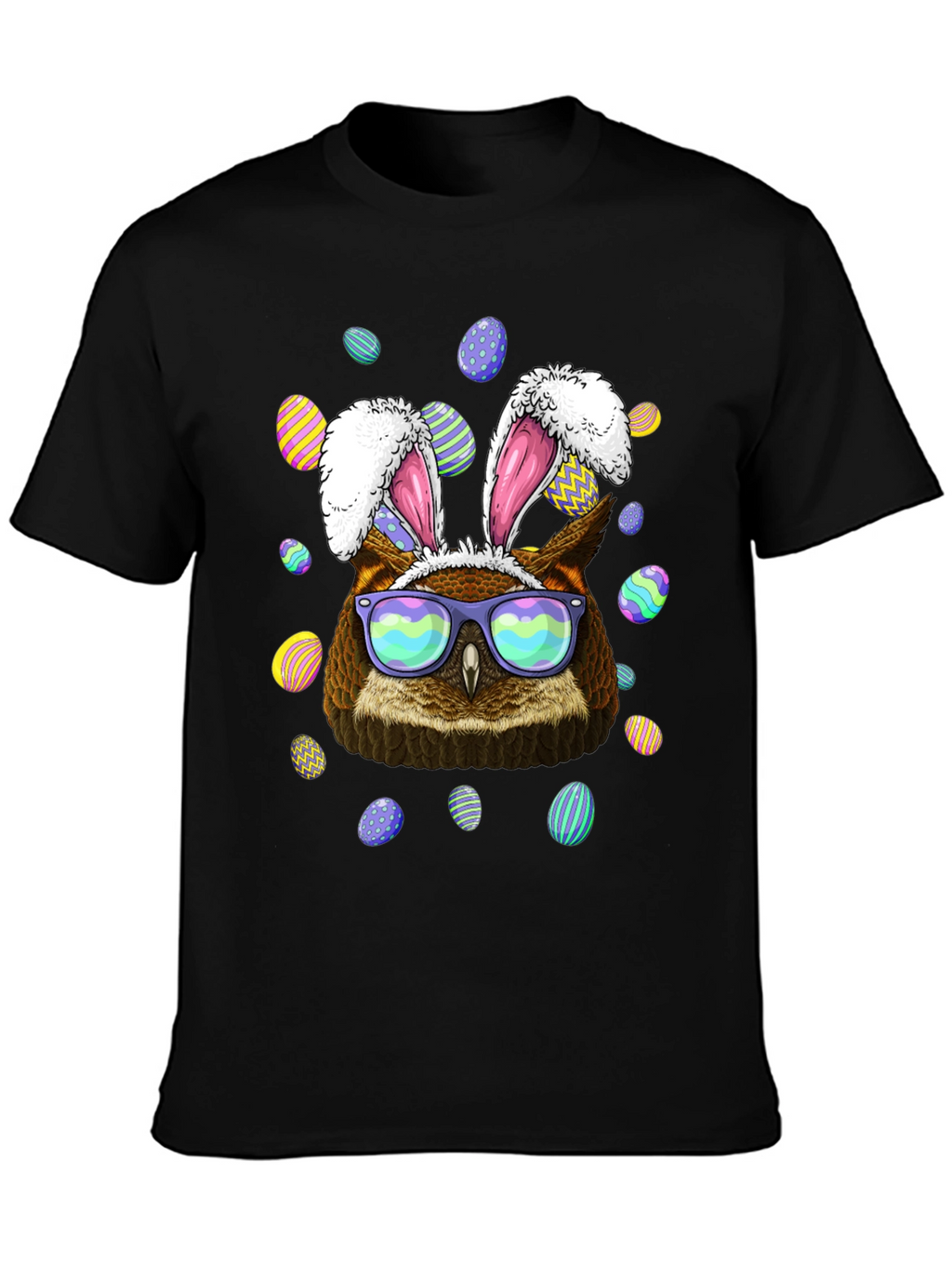 Easter Owl Bunny Ears T-Shirt
